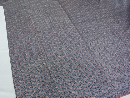 平和屋着物■付下げ　青海波　逸品　rt3108