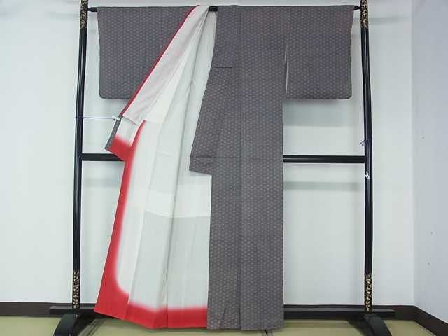 平和屋着物■付下げ　青海波　逸品　rt3108