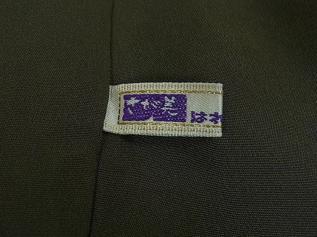 平和屋本店●極上　創業280年　誉田屋源兵衛　色留訪問着　お召地　壁画更紗文様　千歳茶色地　さが美扱い　ロング丈　逸品　DZAB7445kh6