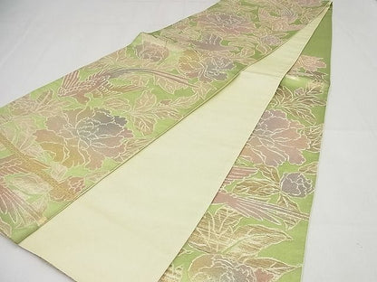 平和屋本店●極上 龍村美術織物 たつむら 六通柄袋帯 花鳥苑錦 逸品4s116