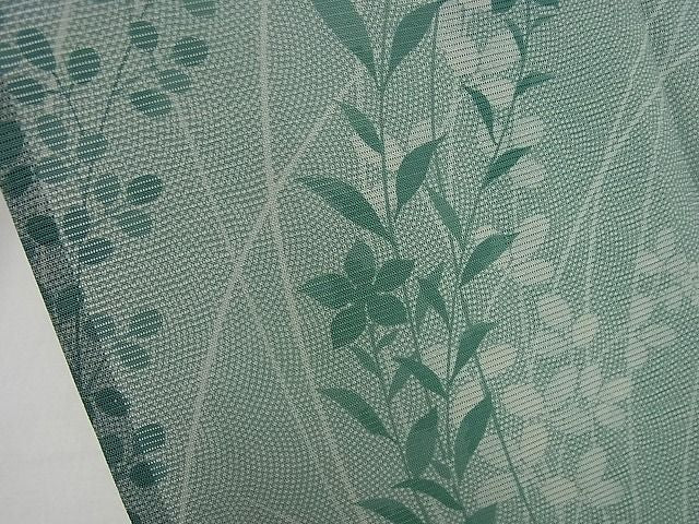 平和屋本店■極上　夏物　訪問着　絽　人間国宝　小宮康孝　江戸小紋　草花文　西武百貨店扱い　逸品4s153