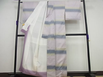 平和屋本店●極上 藍香房 花織 紬 逸品 未使用4s185