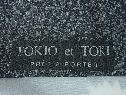 平和屋本店●極上　人間国宝　羽田登喜男　TOKIOetTOKI　訪問着　鴛鴦花文　たたき染め　金彩　逸品　4kh2131