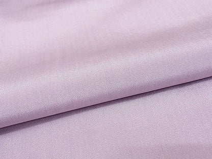 平和屋本店■希少　芝崎重一　座操手引糸　ロックウッド染　無地　淡紅藤色　ロング　着丈171cm　裄丈68cm　正絹　逸品　KAAA1802kk5