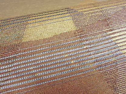 平和屋着物■六通太鼓柄袋帯 霞文 金銀糸 逸品 du3861