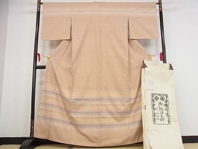 平和屋本店●希少 人間国宝 志村ふくみ 紬 訪問着 心斎橋 小大丸 たとうし付き 上代390万 着丈162cm 裄丈65cm 逸品 未使用 4kk0103