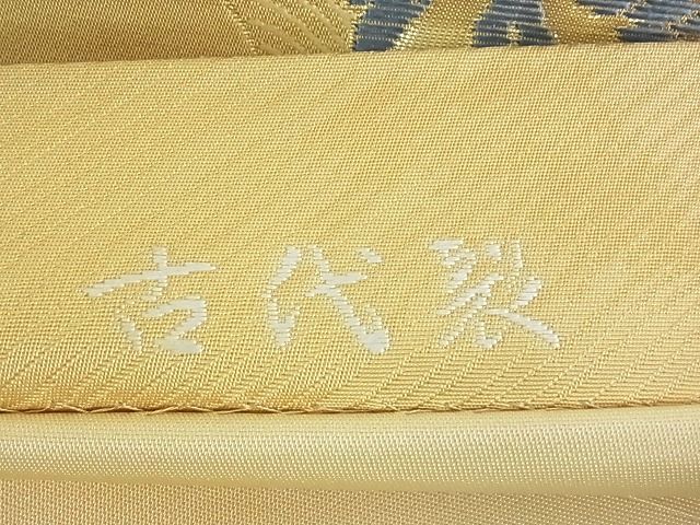 平和屋着物■六通柄袋帯 唐織 古代裂 金糸 逸品 rt3418