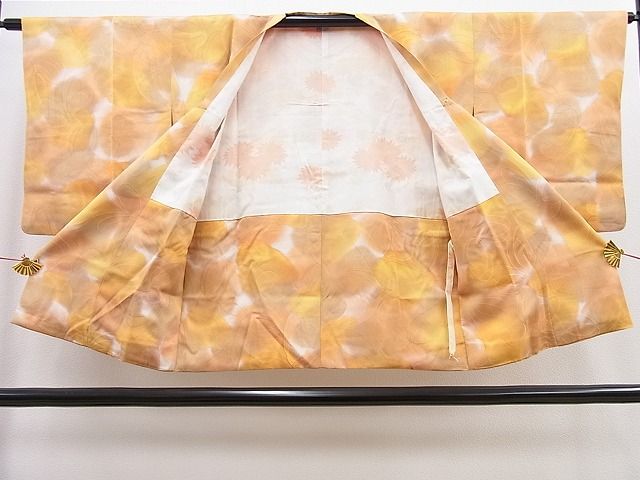 平和屋着物■道行コート 霞文 暈し染め 逸品 n-pk5073