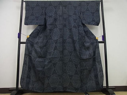 平和屋本店＊極上 夏物 重要無形文化財 本場宮古上布 苧麻 証紙付き 逸品4s188