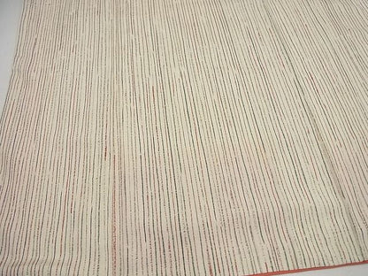 平和屋本店●極上　染司よしおか　五代目　吉岡幸雄　紬　縞　逸品4s299