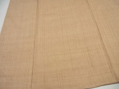 平和屋本店■極上　浦野理一　経節紬　焦香色　逸品　未使用4s310