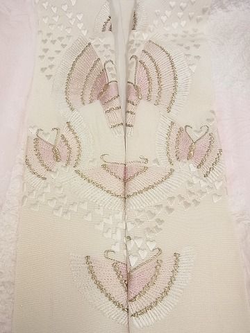 平和屋本店●極上　創業460年・千總　振袖・長襦袢セット　駒刺繍　更紗花唐草文　金彩　半衿刺繍　逸品4s316