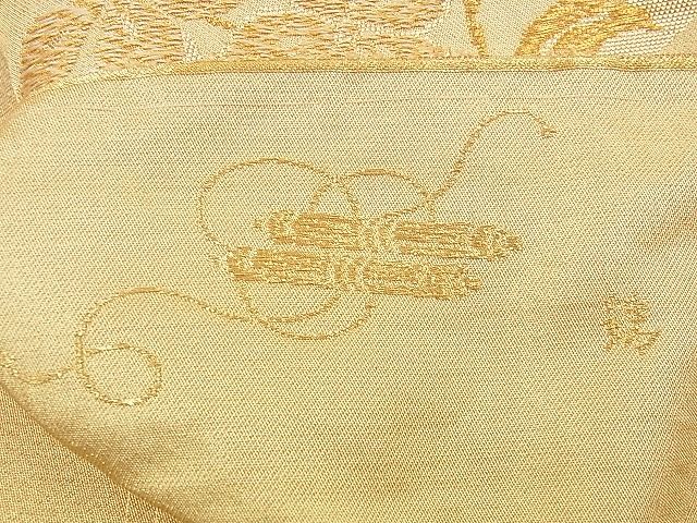 平和屋着物■六通柄袋帯 菊花文 金糸 逸品 n-me1252