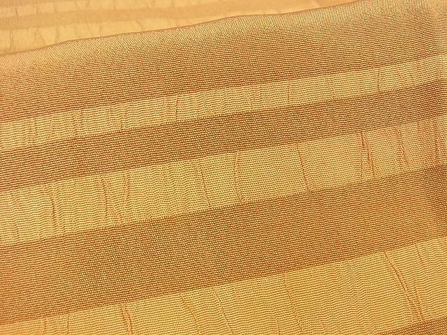 平和屋着物■道行コート　横段文　逸品　mz4405