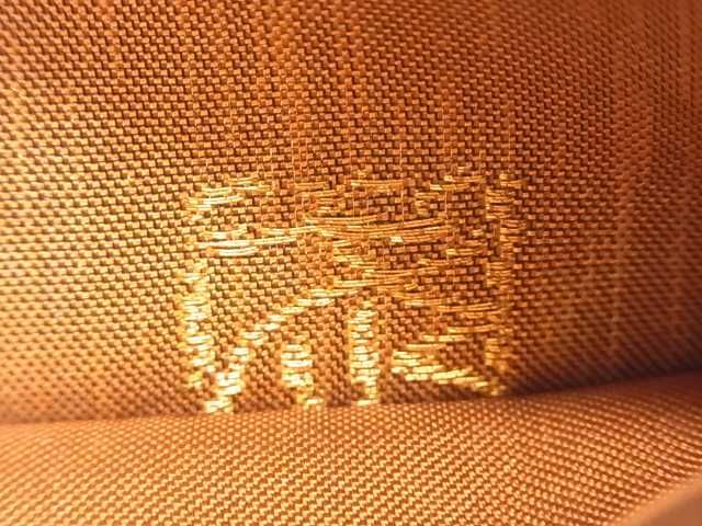平和屋着物■六通柄袋帯　名物裂献上　金糸　逸品　ma4744
