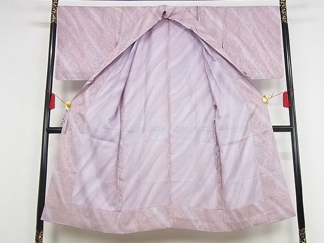 期間限定セール40%off■極上 道中着 ロング丈 スリーシーズン 春夏秋 塵除け 両面紋紗 暈し染め 反端付き 上代48万 正絹 未使用 4kk0215