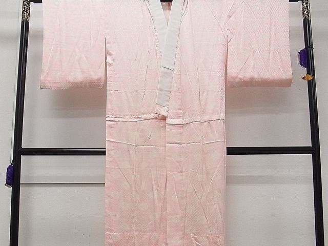 平和屋着物■上質な長襦袢　無双仕立て　紗綾形地紋　逸品　ch6171