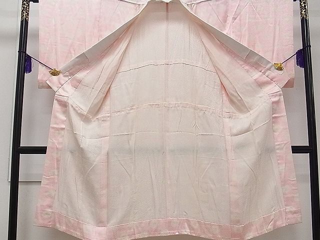 平和屋着物■上質な長襦袢　無双仕立て　紗綾形地紋　逸品　ch6171