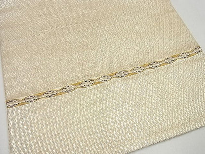 平和屋本店■最高級　龍村平蔵製　狩場龍文錦　本袋帯　金銀糸　逸品4s367