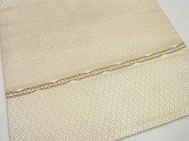 平和屋本店■最高級　龍村平蔵製　狩場龍文錦　本袋帯　金銀糸　逸品4s367