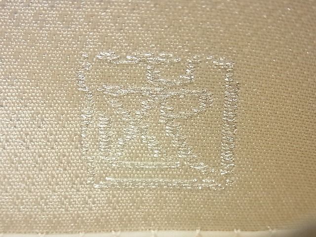 平和屋本店■最高級　人間国宝　北村武資　煌彩錦　六通柄袋帯　亀甲花文　金銀糸　逸品　未使用4s377