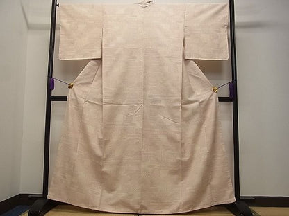 平和屋着物■上質な紬　エ霞風景文　逸品　vf8932