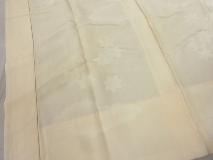 平和屋着物■長襦袢 無双仕立て 雲重ね枝梅地紋 正絹 逸品 A-br8101