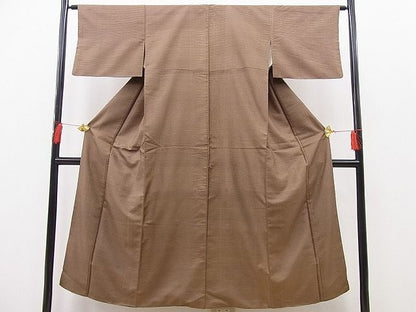 平和屋着物■上質なお召 吉祥文 逸品 n-pk5630