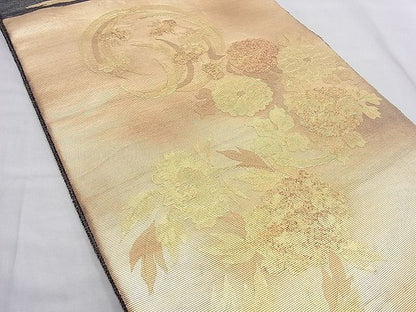 平和屋着物■太鼓柄袋帯 千尋庵 平安五彩 花丸文 金糸 逸品 n-gt3855