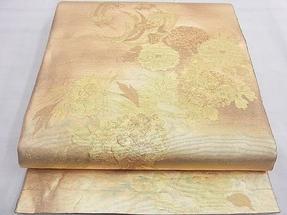平和屋着物■太鼓柄袋帯 千尋庵 平安五彩 花丸文 金糸 逸品 n-gt3855