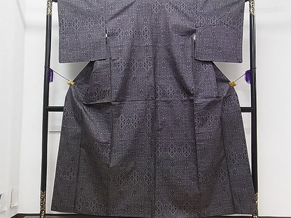 平和屋着物●本場大島紬 7マルキ 蜀江吉祥文 逸品 ch6726