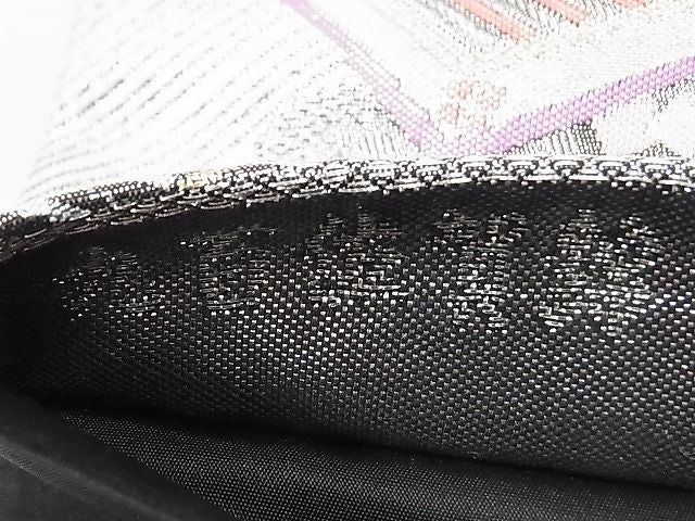 平和屋着物■六通柄袋帯 九百佐賀錦 熨斗箔ちらし 金銀糸 逸品 CAAA2526ze