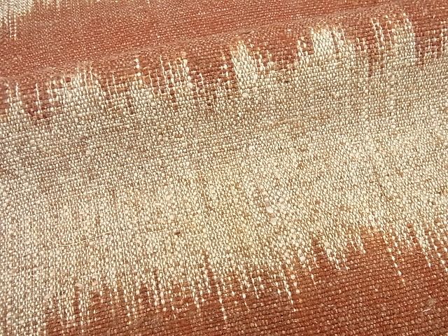 平和屋本店■極上　出羽の織座　八寸名古屋帯　摩耶のぜんまい織　冊子・共箱付き　逸品　未使用4s559