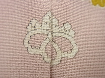 平和屋本店●極上　創業460年・千總　訪問着　駒刺繍　几帳花文　金彩　逸品3s4887