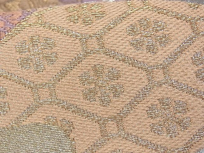 平和屋着物■六通柄袋帯 唐織 扇面花文 金銀糸 逸品 CAAA3154fb