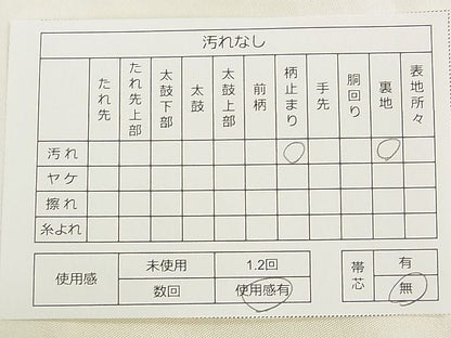 平和屋着物■六通柄袋帯 立波鳳凰花文 銀糸 逸品 DAAA3031rt