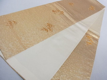 平和屋着物■六通柄袋帯 松 金糸 正絹 逸品 AAAC2077Aog