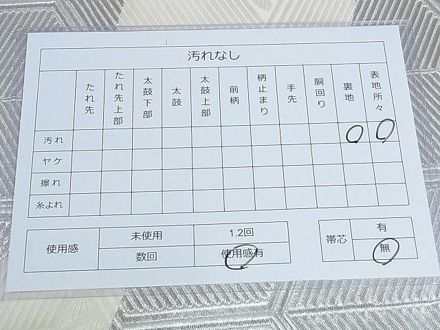平和屋着物■六通柄袋帯 唐織 亀甲文 松 銀糸 正絹 逸品 AAAC2801Ahg