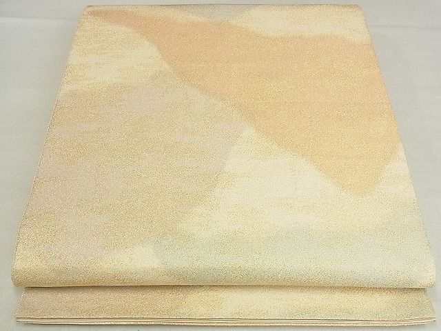 平和屋着物■全通柄袋帯 砂子綴れ 風景文 正絹 逸品 AAAC2820Ahg