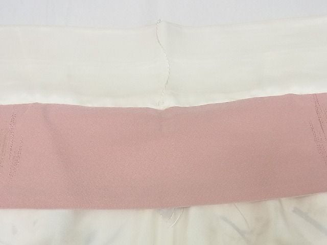 平和屋本店●極上　名門染元　秀美　十日町友禅　龍谷　訪問着　桜　暈し染め　正絹　逸品　KAAA0376kk4