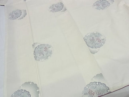 平和屋本店■極上 白泥染の第一人者・絣の魔術師 恵積五郎 本場大島紬 恵大島織物謹製 9マルキ 証紙 正絹 逸品 未使用 KAAA0437kk4