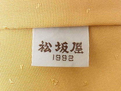 平和屋本店●極上　創業460年・千總　訪問着　刺繍　桧垣花文　金彩　松坂屋扱い　正絹　逸品　KAAA0457kk4