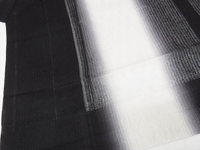 平和屋本店▽極上 十日町 名門青柳謹製 櫛引織 道中着 スリーシーズン 春夏秋 塵除け 証紙付き 正絹 逸品 未使用 KAAA0473kk4