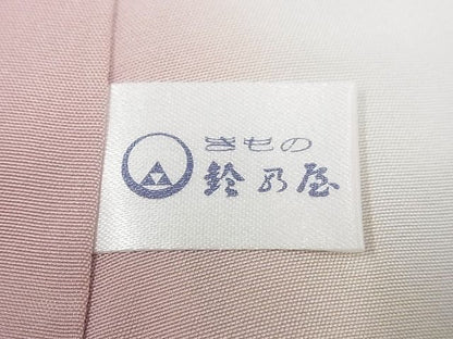 平和屋本店■希少　本場結城紬　重要無形文化財　地機　奥順謹製　瑞雲ぼかし　鈴乃屋扱い　160手紬糸使用　証紙付き　逸品　未使用4s573-1