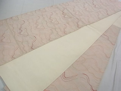 平和屋着物■六通柄袋帯 よろけ縞 逸品 DAAB0065ud