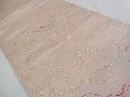 平和屋着物■六通柄袋帯 よろけ縞 逸品 DAAB0065ud