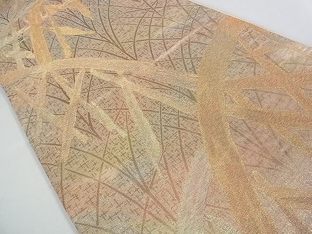 平和屋着物■六通柄袋帯 籬文 金糸 逸品 DAAB0083ud