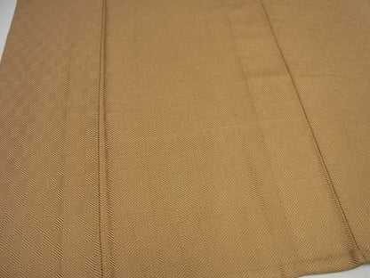 期間限定セール30％off●希少　伊兵衛織　工芸手織　入子菱　飴色地　逸品4s580