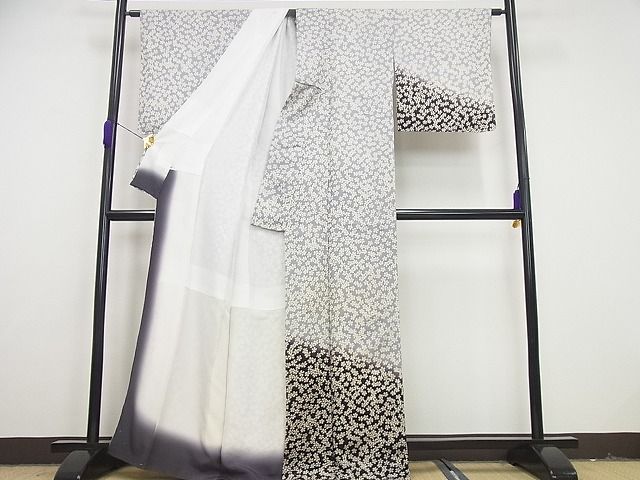 平和屋本店■極上　創業460年・千總　訪問着　舞花文　暈し染め　金彩　逸品　未使用4s589