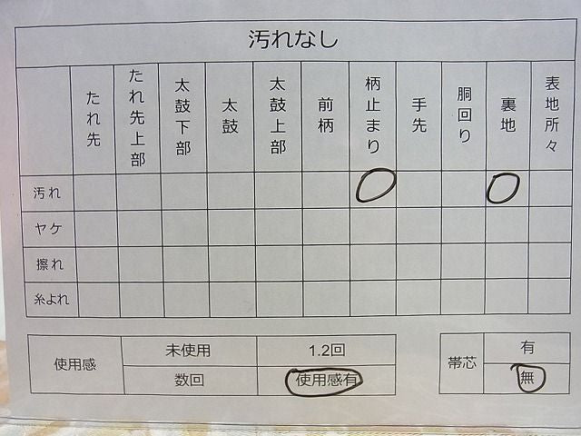 平和屋着物■六通柄袋帯 浜松文様 金銀糸 逸品 n-te1918